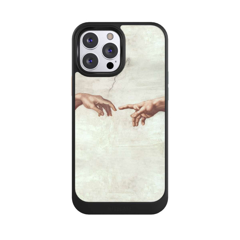 iPhone 13 Pro Max NIVOcore Die Hände von Gott und Adam von Michelangelo Buonarroti