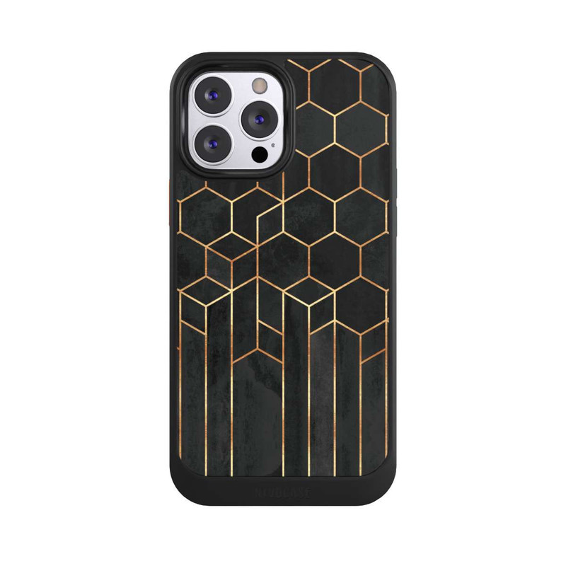 iPhone 13 Pro Max NIVOcore Schwarze Sechsecke