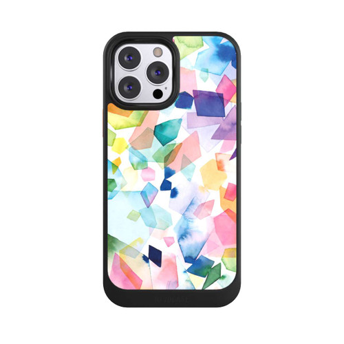 Apple iPhone 13 Pro Max NIVOcore Bunte Aquarelledelsteine ​​und Diamanten