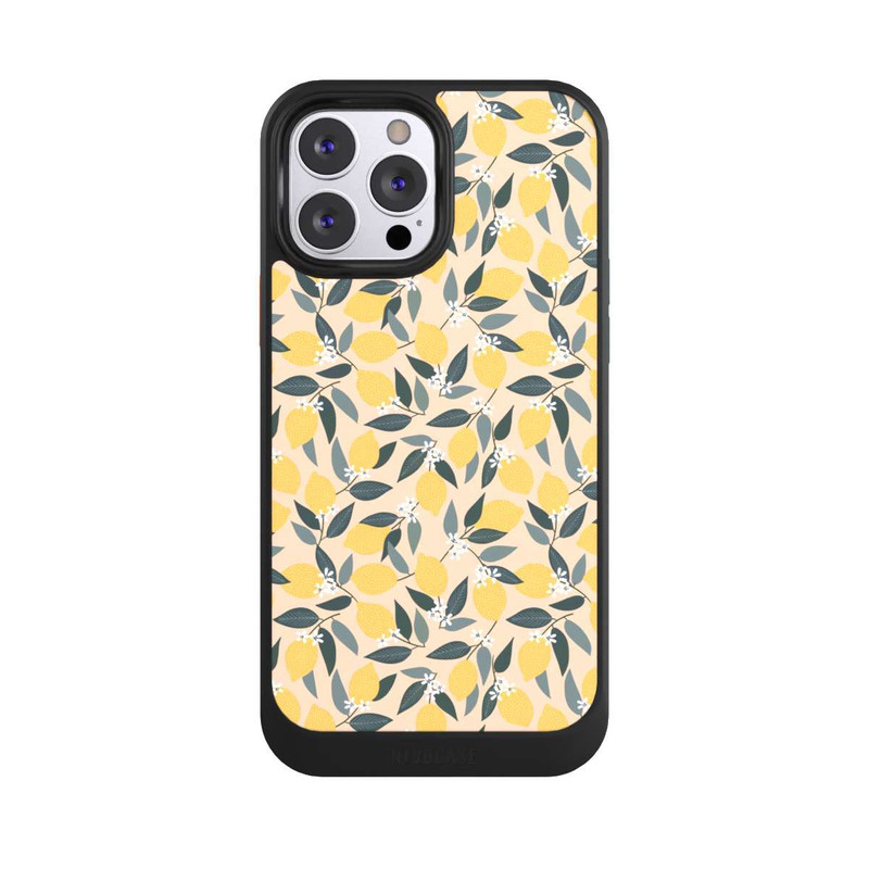 iPhone 13 Pro Max NIVOcore Rosa Zitronen-Muster