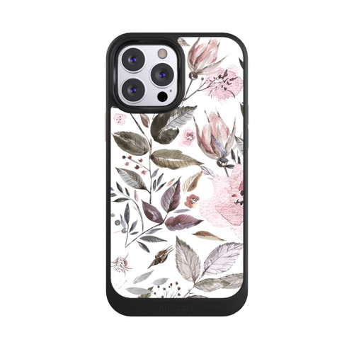 Apple iPhone 13 Pro Max NIVOcore Aquarell braune Rosenblüten