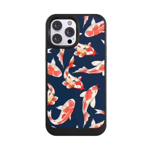 Apple iPhone 13 Pro Max NIVOcore Koi auf blauem Hintergrund