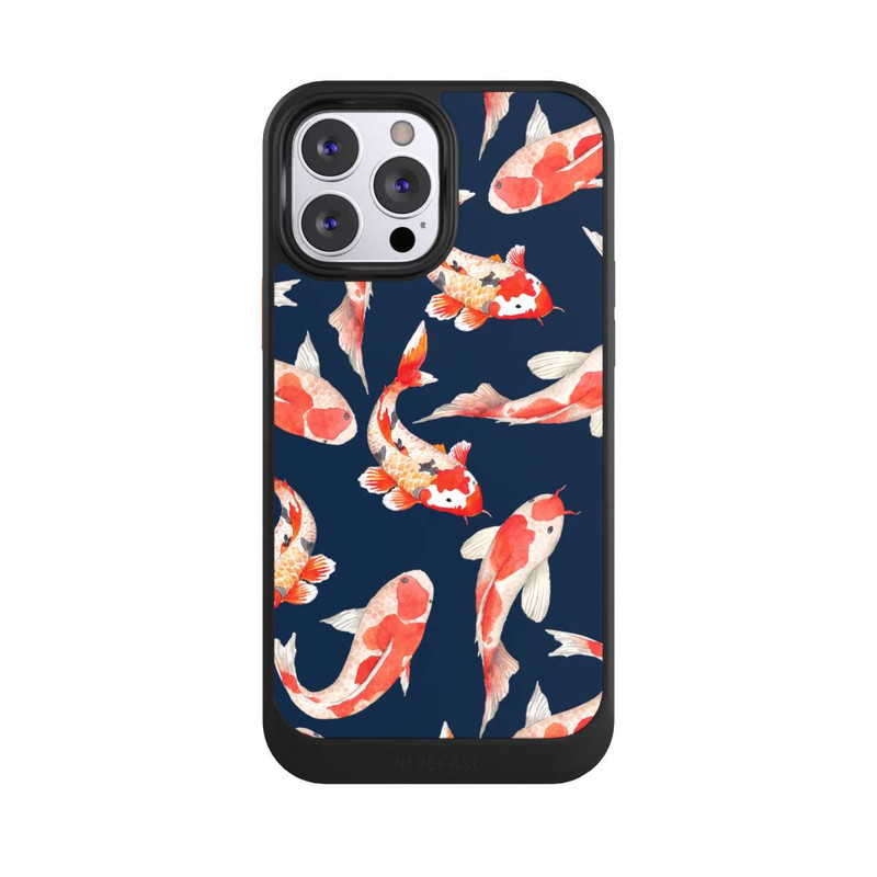 iPhone 13 Pro Max NIVOcore Koi auf blauem Hintergrund