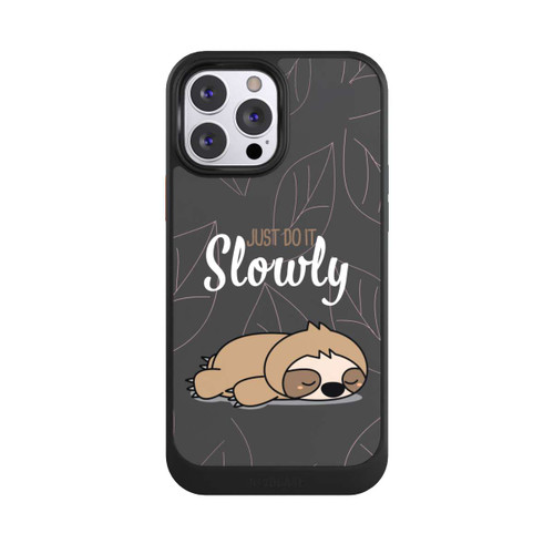 Apple iPhone 13 Pro Max NIVOcore Just Do It Slowly Sloth Grey