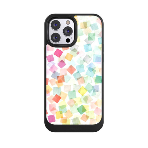 Apple iPhone 13 Pro Max NIVOcore Konfetti geometrische Plaids Regenbogen