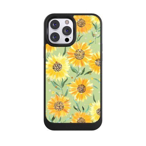 Apple iPhone 13 Pro Max NIVOcore Sonnenblumen grün