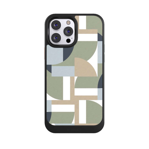 Apple iPhone 13 Pro Max NIVOcore Futuristische Bauhaus Polygone Beige