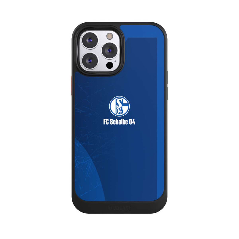 iPhone 13 Pro Max NIVOcore Schalke 04 Blauer Hintergrund Mit Logo