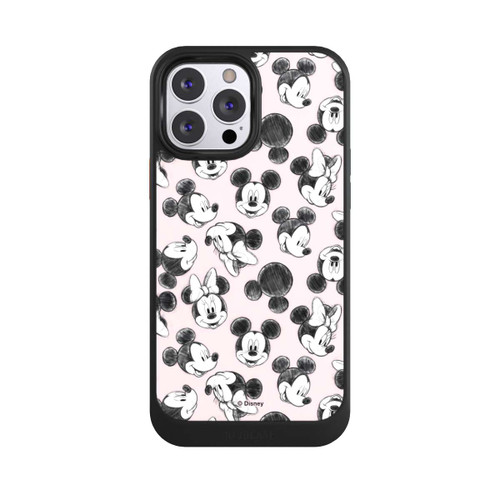 Apple iPhone 13 Pro Max NIVOcore Minnie &amp; Mickey Viele Gesichter Pink