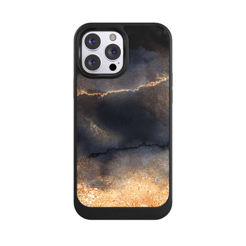Apple iPhone 13 Pro Max NIVOcore Schwarzer Marmor Goldstaub Look