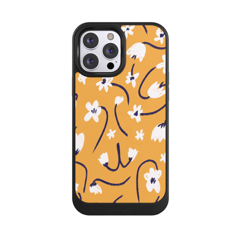iPhone 13 Pro Max NIVOcore Kleine Blumen Muster Gelb