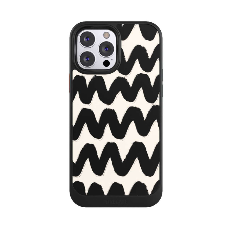 iPhone 13 Pro Max NIVOcore Schwarzes Wellenmuster