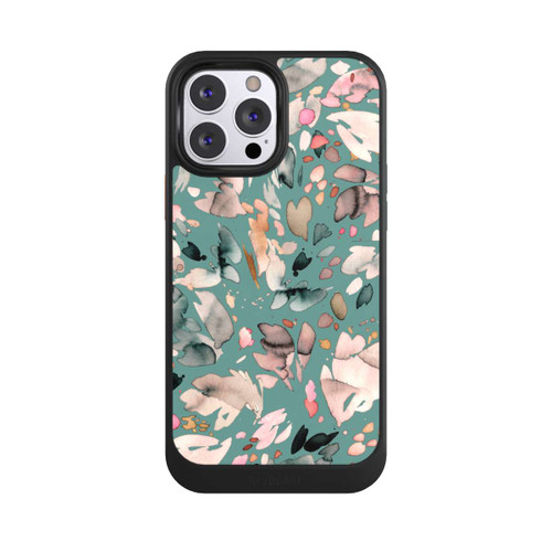 Apple iPhone 13 Pro Max NIVOcore Abstrakte Blumenblätter grün