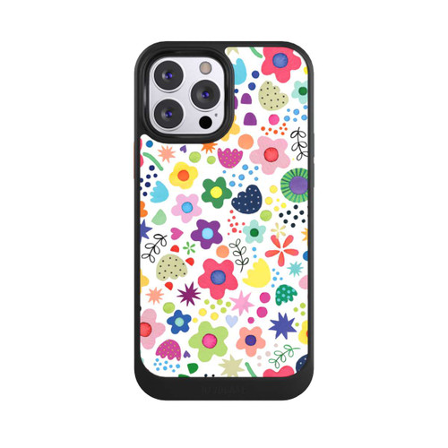 Apple iPhone 13 Pro Max NIVOcore Psychedelische Blumen bunt