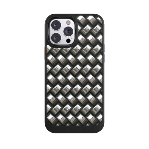 Apple iPhone 13 Pro Max NIVOcore Glamour Silver Metal