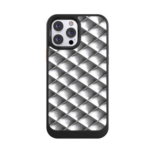 Apple iPhone 13 Pro Max NIVOcore Carrés argentés Glamour