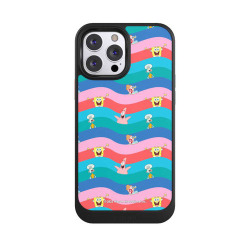 Apple iPhone 13 Pro Max NIVOcore Spongebob Freunde Bunte Wellen