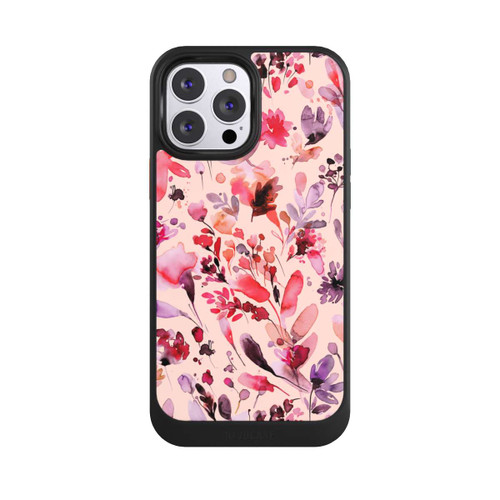 Apple iPhone 13 Pro Max NIVOcore Künstlerische Blumen Viva Magenta