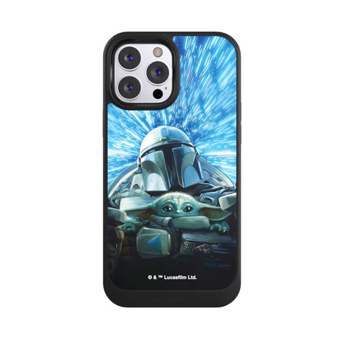 Apple iPhone 13 Pro Max NIVOcore Grogu and Mando Flying Blue