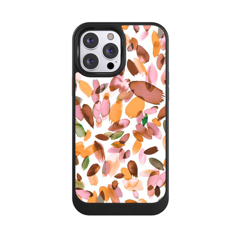 iPhone 13 Pro Max NIVOcore Watercolor Petal Stains Orange