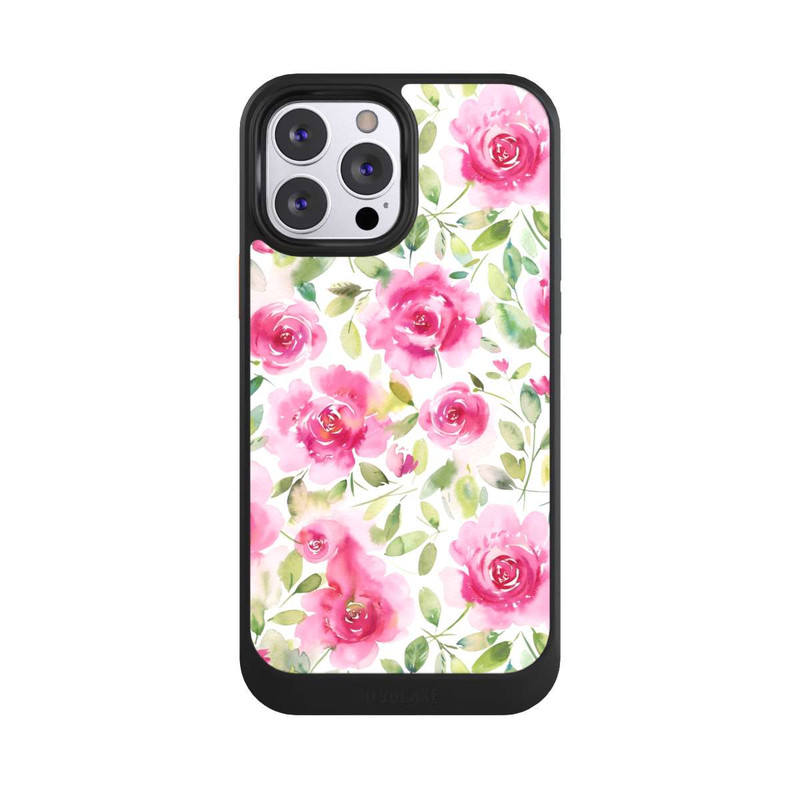 iPhone 13 Pro Max NIVOcore Aquarell Frische Rosen