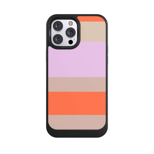Apple iPhone 13 Pro Max NIVOcore Moca Lila Orange Stripes