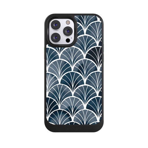 Apple iPhone 13 Pro Max NIVOcore Botanische Brise Art Deco Grau