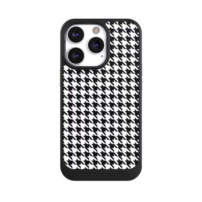 iPhone 13 Pro NIVOcore Hahnentritt Schwarz Weiß