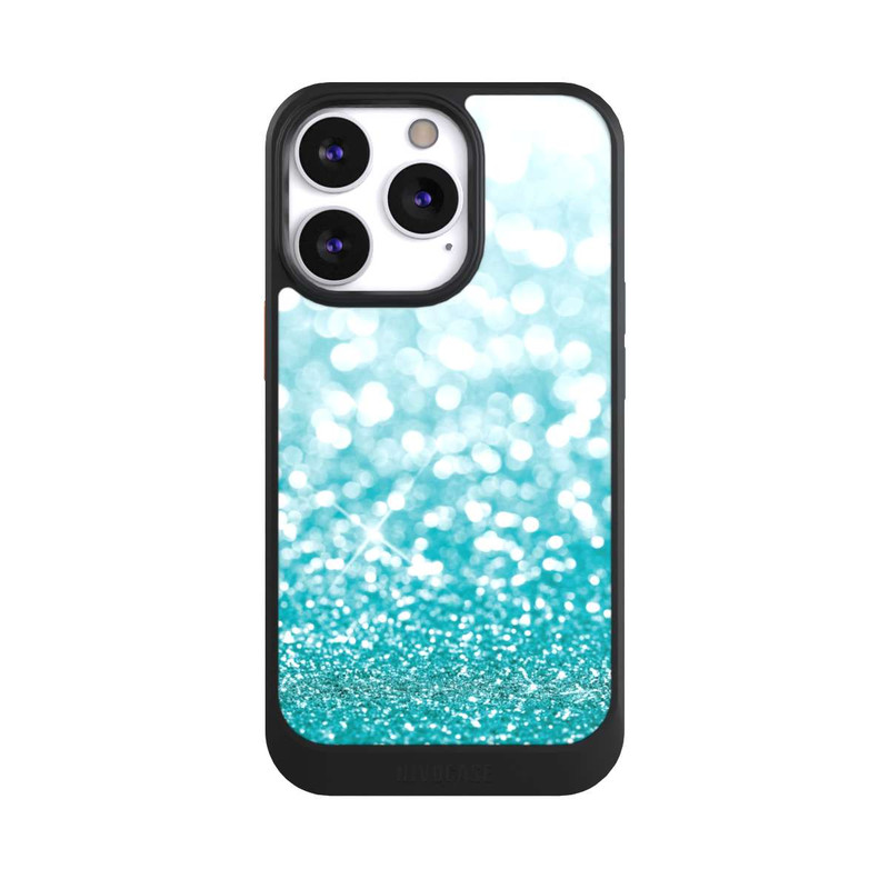 iPhone 13 Pro NIVOcore Pluie de Paillettes Pétroles Look