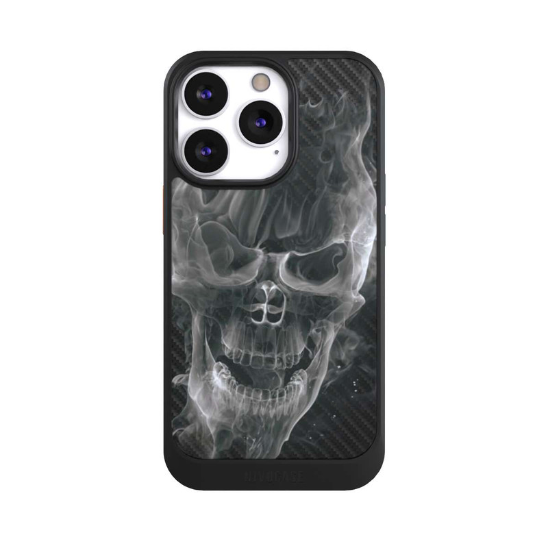 iPhone 13 Pro NIVOcore Smoke Skull Carbon