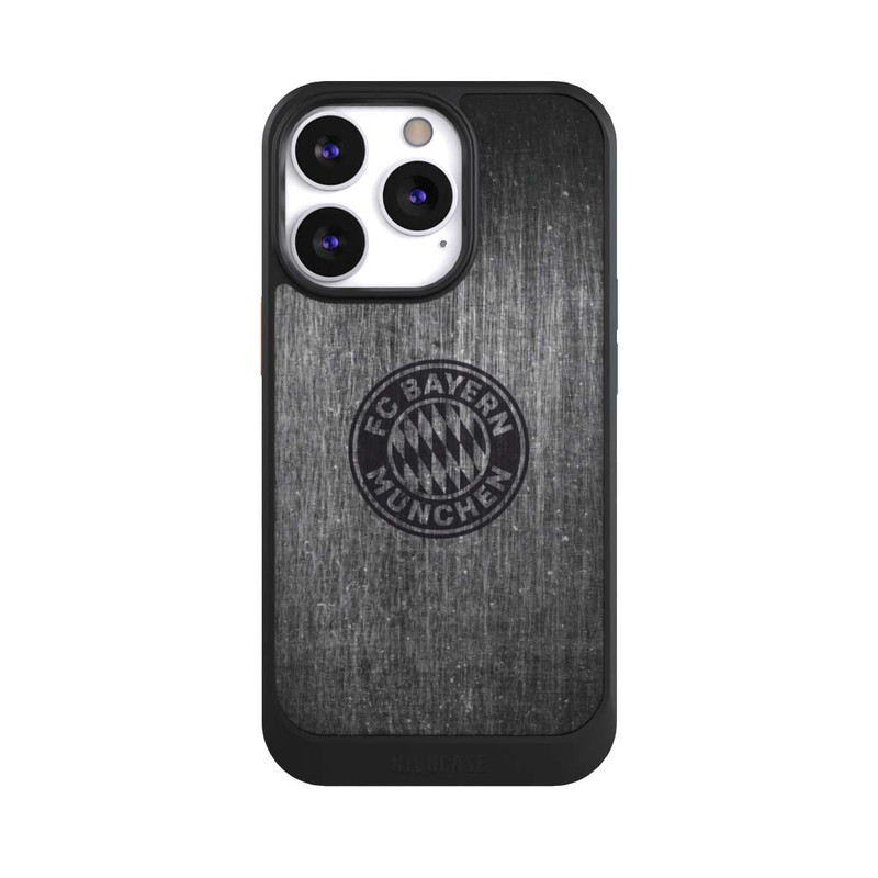 iPhone 13 Pro NIVOcore Metal look FCB Logo plain