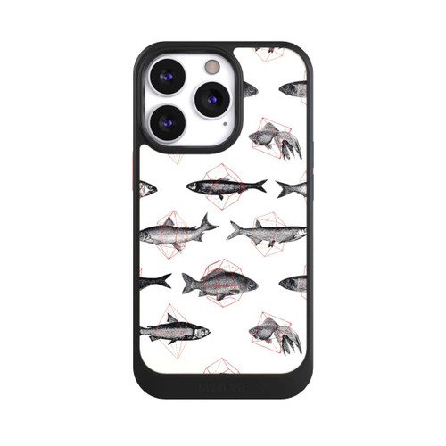 Apple iPhone 13 Pro NIVOcore Poissons en géométrie