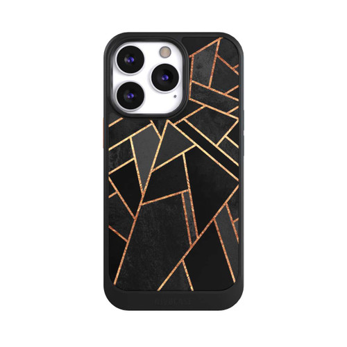 Apple iPhone 13 Pro NIVOcore Schwarze Nacht Gold Druck