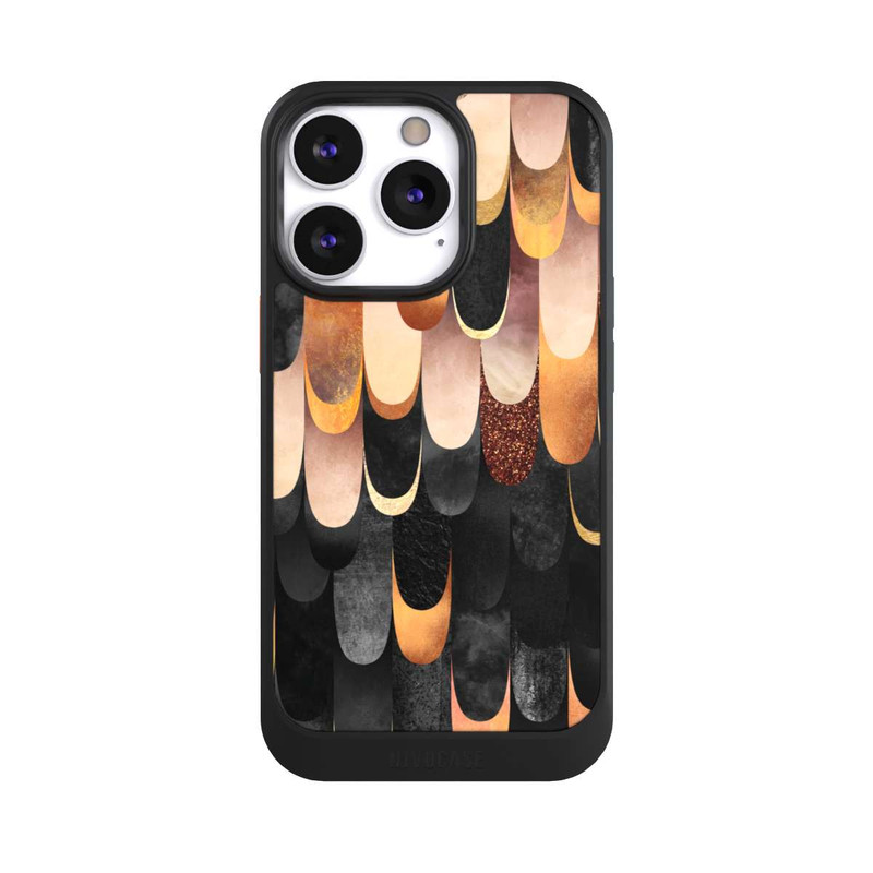 iPhone 13 Pro NIVOcore Plumes Cuivre et Noir