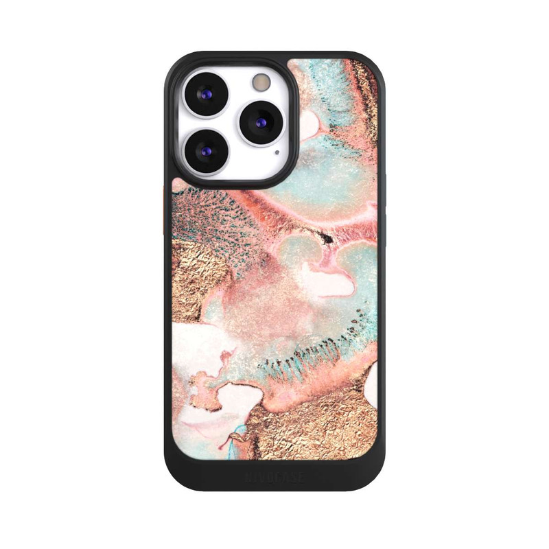 iPhone 13 Pro NIVOcore Hübscher Tintendruck gold