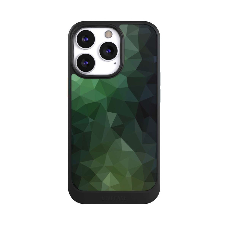 iPhone 13 Pro NIVOcore Polygonal Mosaic Green