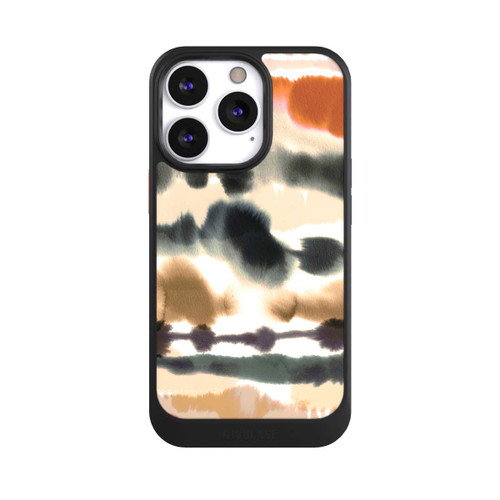 Apple iPhone 13 Pro NIVOcore Lignes d'aquarelle nautique douces orange