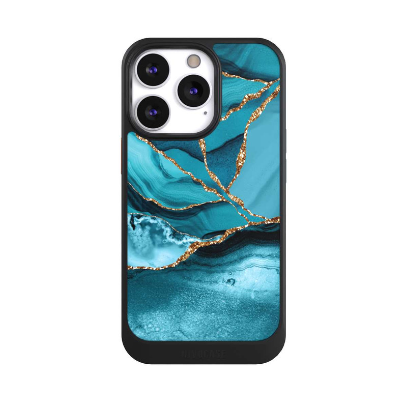 iPhone 13 Pro NIVOcore Ice Blue Marble Landscape
