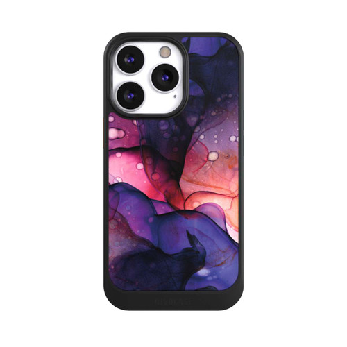 Apple iPhone 13 Pro NIVOcore Flüssige Kunst Lila-Pink