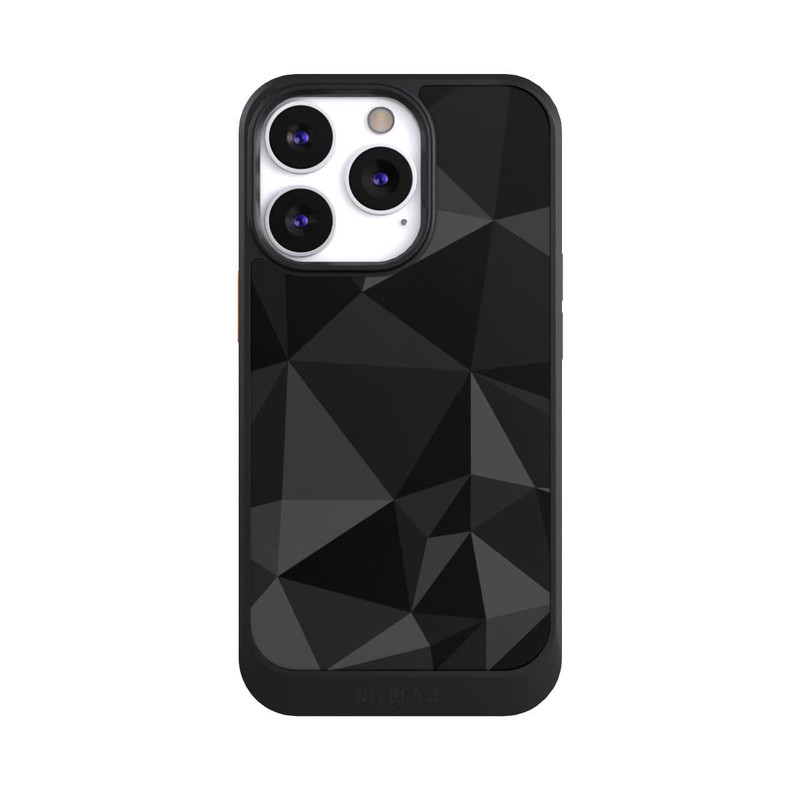 iPhone 13 Pro NIVOcore Polygon Pattern Black