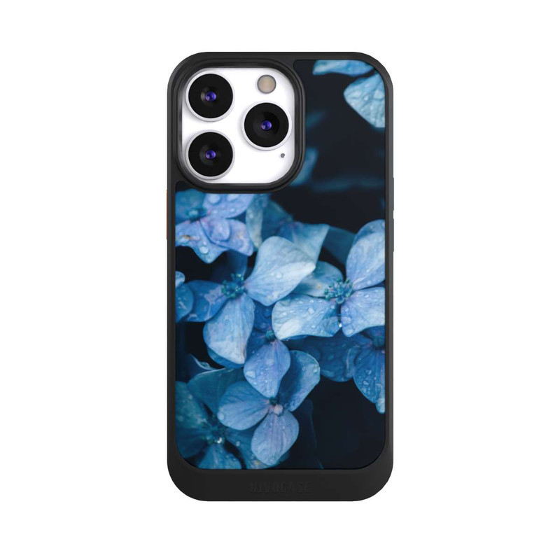 iPhone 13 Pro NIVOcore Fleurs bleues 2