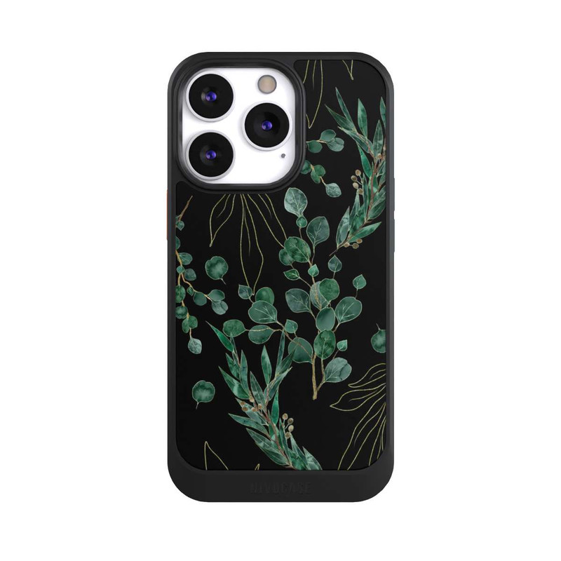 iPhone 13 Pro NIVOcore Eukalyptusblätter schwarz