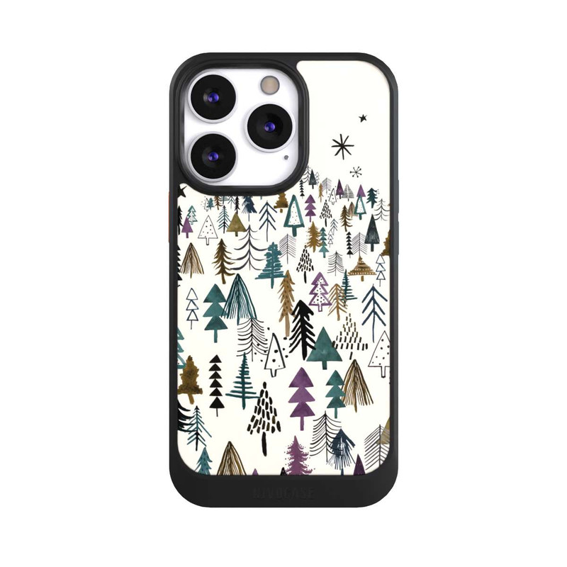 iPhone 13 Pro NIVOcore Mountain Trees Forest Purple