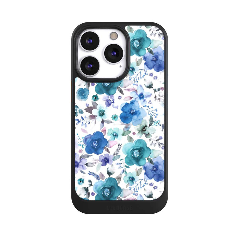 iPhone 13 Pro NIVOcore Winterblumensträuße Blau