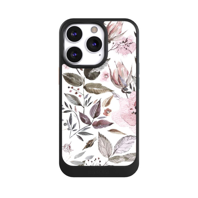 iPhone 13 Pro NIVOcore Aquarell braune Rosenblüten