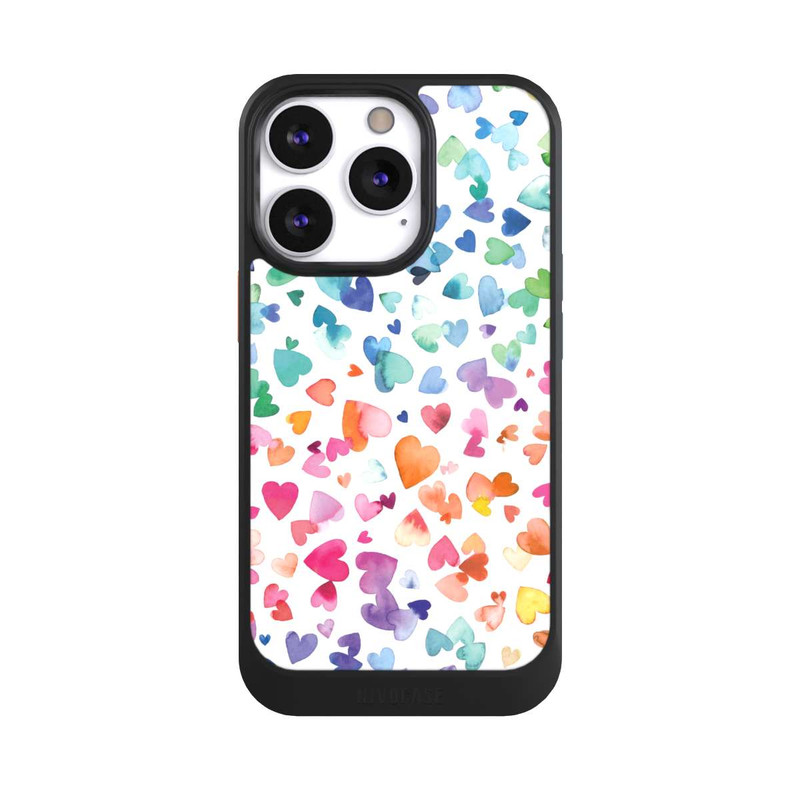 iPhone 13 Pro NIVOcore Liebesherzen aquarell