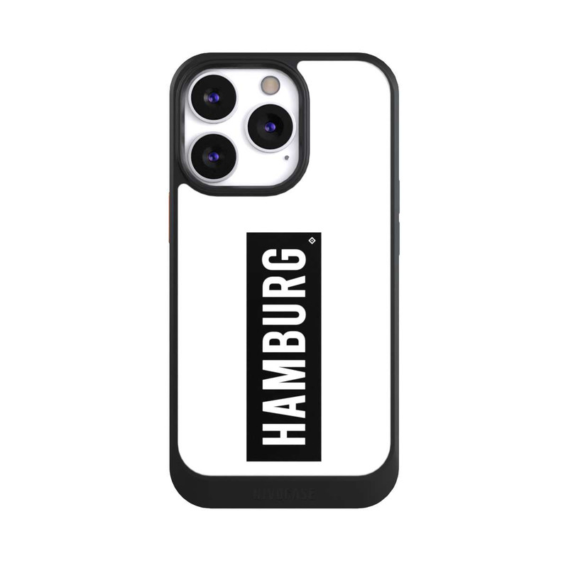 iPhone 13 Pro NIVOcore HSV Hamburg Schwarz Weiss
