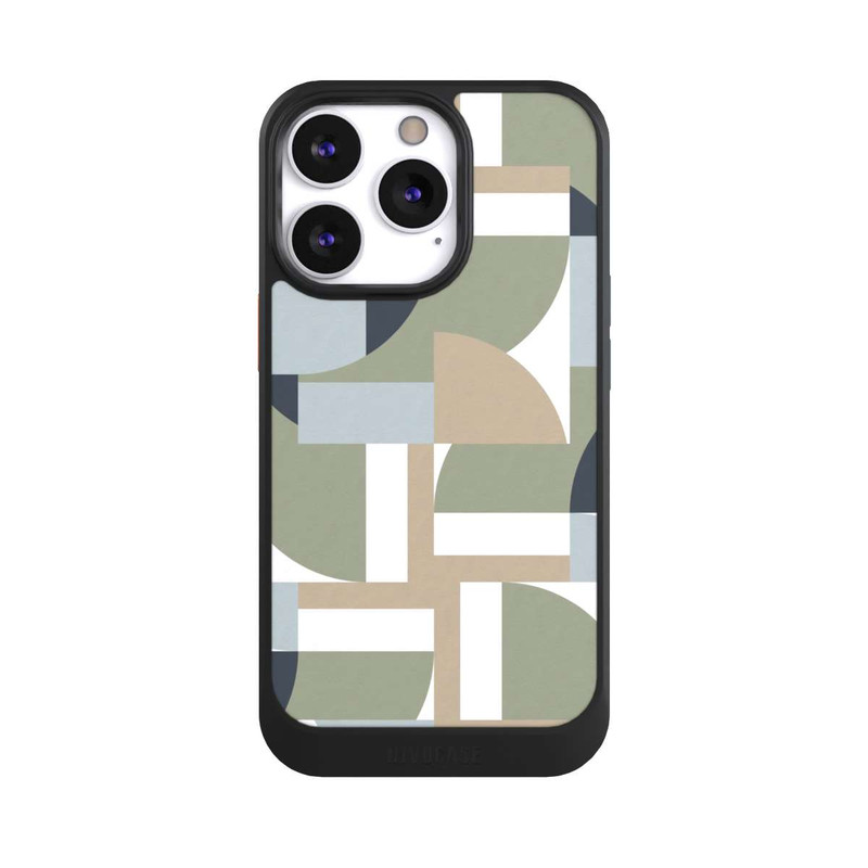 iPhone 13 Pro NIVOcore Polygones futuristes du Bauhaus Beige