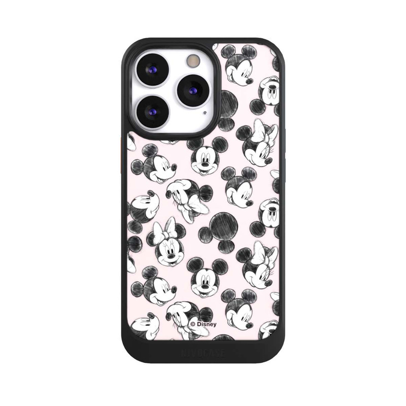 iPhone 13 Pro NIVOcore Minnie & Mickey Many Faces Pink