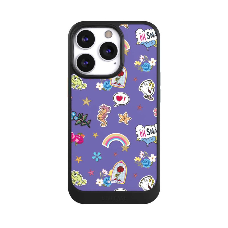 iPhone 13 Pro NIVOcore Princess Pattern Purple Disney Princess